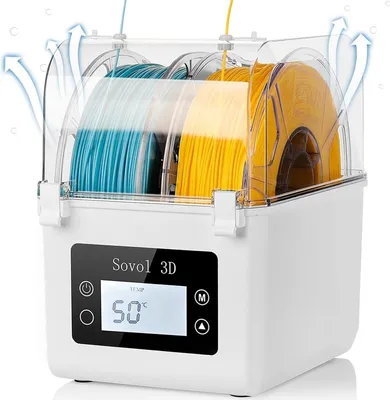 3D-Filamenttrockner, Upgrade-Trockenbox, Heizung, für PLA/ABS/TPU