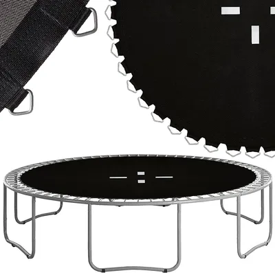 Obrázok produktu pre SPRINGOS Skákacia podložka so 64 očkami Skákacia plocha pre trampolínu s priemerom 305 cm Príslušenstvo odolné voči UV žiareniu