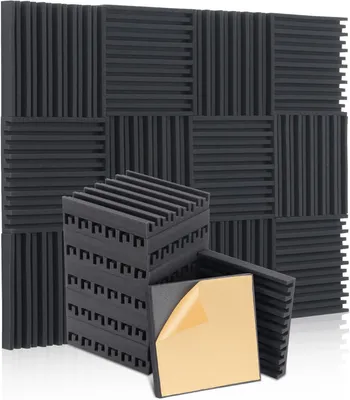 Produktbild von Akustikpaneele, Selbstklebend Wandpaneele, Akustikplatten, Akustikschaumstoff für angenehme Raumakustik, gaming zimmer und büro