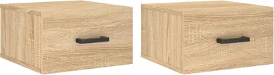 Obrázek produktu pro vidaXL Nástěnné noční stolky 2 ks Dub Sonoma 35x35x20 cm