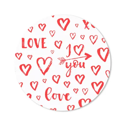 Produktbild von MuchoWow® Mauspad Mousepad Liebe - Geschenk der Liebe 50x50 cm - Mousepads - Maus Mat - Pad - Mausunterlage - Vinyl