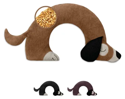 Image de Coussin chauffant pour micro-ondes en forme de chien mignon