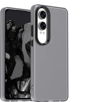 Produktbild von Handyhülle für Oppo K12X Schlank Durchscheinend Matt Stoßfest Schutzhülle Schwarz