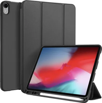Obrázek produktu pro Dux Ducis OSOM pevné pouzdro s funkcí Smart Sleep a integrovaným stojánkem Pouzdro Ochranný kryt Pouzdro kompatibilní s iPad Pro 11", černé