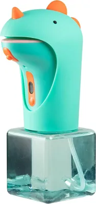 Produktbild von Berührungsloser Schaumseifenspender für Kinder, IPX6 wasserdichtes Dinosaurier-Design, perfekt für den Einsatz im Badezimmer, lustige Geschenkidee (250 ml)