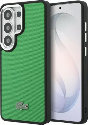 Immagine prodotto di Custodia Lacoste Galaxy S26 Ultra Petit Pique verde MagSafe Logo metallo