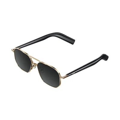 Image de Lunettes intelligentes Xiaomi Mijia, modèle audio connecté, style aviateur, verres de soleil polarisés HD TAC