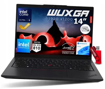 Produktbild von Lenovo ThinkPad L14 G5 U5 64GB 1TB SSD WUXGA IPS IDEAL TO WORK Laptop