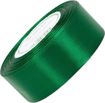 Image de Ruban de satin vert foncé 38mm - 32mb