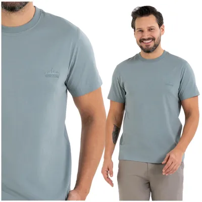 Produktbild von T-Shirt - Herren Shirt Größe XL - Kurzarm Shirt grau - Baumwollshirt - Basic T-Shirt