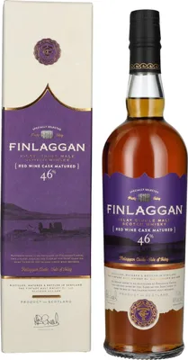 Image de Finlaggan RED WINE CASK MATURED Islay Single Malt Whisky 46% Vol. 0,7l en boîte cadeau