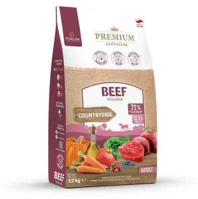 Productafbeelding van POKUSA Premium Selection Beef Adult - dry dog food - 12kg