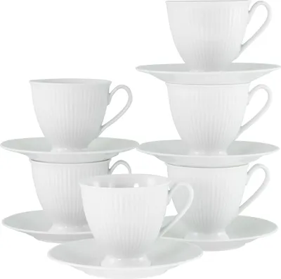 Obrázok produktu pre CreaTable, 21882, Valencia White, Kávová súprava 12 ks, porcelán