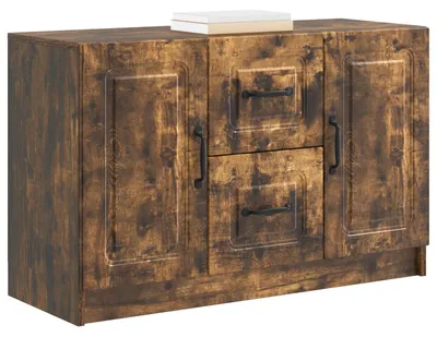 Zdjęcie produktu dla Bufet Dąb wędzony 89 x 34,5 x 57 cm Drewno inżynieryjne