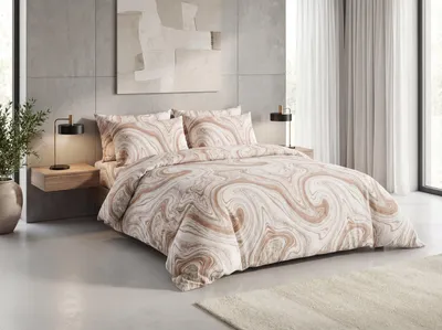 Produktbild von Mikrofaser-Bettwäsche NUDESTONE beige, Größe: 2-teilig, 70 x 80 cm | 160 x 200 cm
