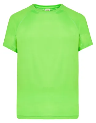 Image de JHK - T-shirt pour hommes, sport LT4367 (L) (citron vert fluorescent)