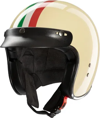 Produktbild von RB-802 Italia Jethelm in rot/weiß/grün, Größe XL (61/62)