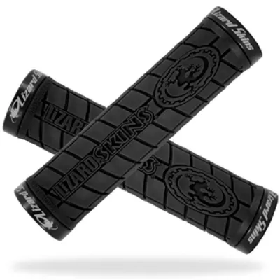 Produktbild von Lizard Skins Lenkergriffe Lock-on Logo, 130 mm / 130 mm, Schwarz