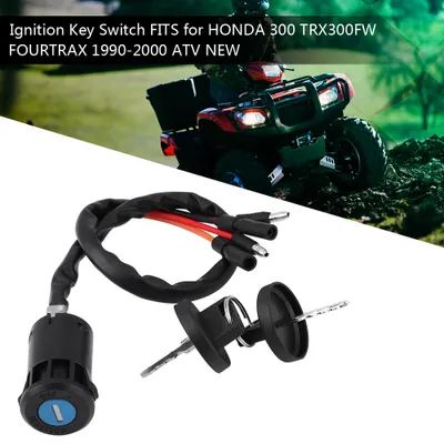 Productafbeelding van Ontstekingsschakelaar, contactslot, ontstekingsschakelaar. Geschikt voor Honda, sleutelschakelaar FOURTRAX, ontstekingsschakelaar ATV. Nieuw