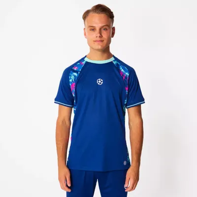 Zdjęcie produktu dla Koszulka Champions League dla mężczyzn - rozmiar XXL - koszulka piłkarska - dla dorosłych - niebieska