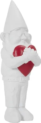 Zdjęcie produktu dla FIGURKA GNOM KRASNAL DEKORACYJNA z sercem Love