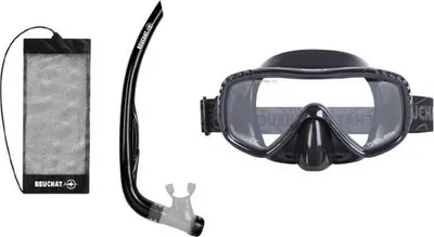 Image de Kit de plongée en apnée Beuchat Oceo Ms Junior Noir Noir Taille unique