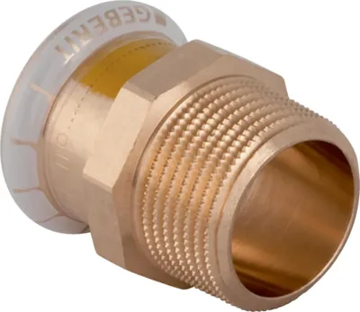 Produktbild von Geberit GE Mapress, Kupfer, Gasübergang, d 22 mm x R 3/4, 1 Stk.