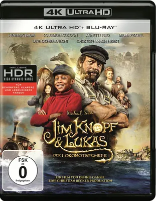 Produktbild von Jim Knopf & Lukas der Lokomotivführer (4K Ultra HD + Blu-ray)