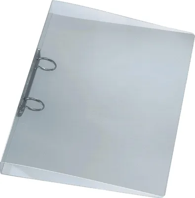 Produktbild von Ringbuch A4 2 Ringe 4cm transparent Packung mit 10 Stück