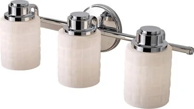 Immagine prodotto di Applique Wadsworth in cromo lucido 3xG9x3W vetro, dimensioni: 17,8x54x15,6 cm, IP44, Feiss