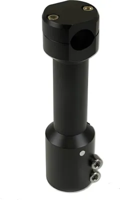 Image de STR8 Pince de guidon compatible avec Yamaha Aerox / MBK Nitro, noir mat