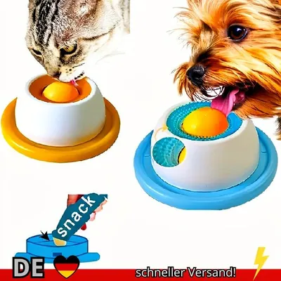Produktbild von Haustier-Leckmatte Joghurt-Leckplatte Langsamer Futterspender für Hunde und