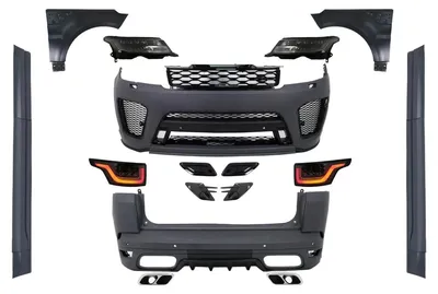Image de Bodykit pour Range Rover Sport L494 2013-2017 conversion 2019 optique pare-chocs ailes.