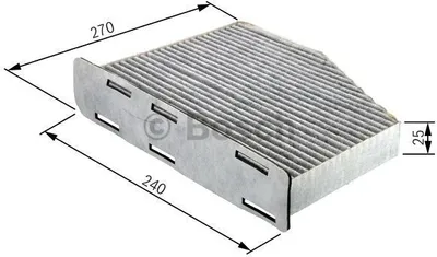 Produktbild von Bosch Filter, Innenraumluft  1 987 432 064