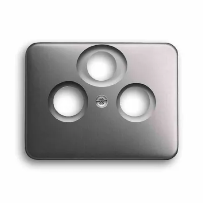 Produktbild von BUSCH JAEGER 1743-03-20-101 - Platin - Metall - konventionell - Busch-Jaeger - SAT + TV + Radio - 70 mm