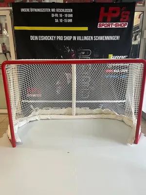 Produktbild von Graf Eishockeytor gemäß IIHF Vorgaben 72' (183 cm x 122 cm x 112 cm ), Größe:Mit Steel Pins
