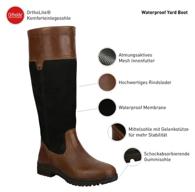 Produktbild von Suedwind Equestrian Reitstiefel Milford Waterproof Stallstiefel Blue Brown