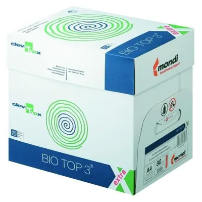 Produktbild von Multifunktionspapier Top 3 A4 80 g weiß VE=2500 Blatt.