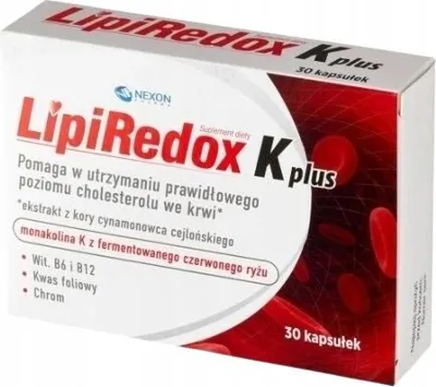 Produktbild von LIPIREDOX K PLUS Cholesterin Vitamin B 30 Kapseln