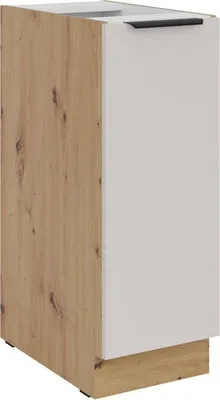 Obrázok produktu pre Výsuvná skrinka NICOLLA - šírka 30 cm, kašmír / dub artisan