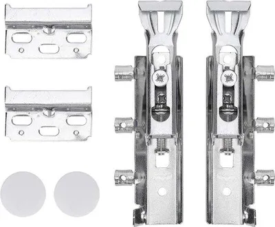 Immagine prodotto di Set di 2 staffe regolabili per mobili da cucina, portata 150 kg