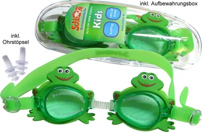 Produktbild von Schlori - Schwimmbrille Frosch 100% UV Schutz AntiFog