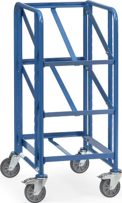 Produktbild von Fetra - Etagenwagen für 3 Eurokästen - 250 kg - 1.101 x 525 x 666 mm (HxBxT)