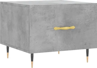 Produktbild von vidaXL Couchtisch Betongrau 50x50x40 cm Holzwerkstoff