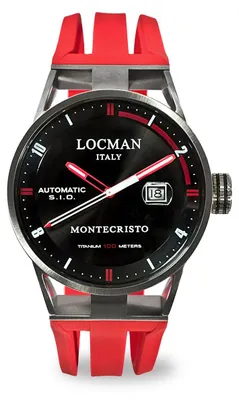 Zdjęcie produktu dla Locman - 051100BKFRD0GOR - Zegarek na rękę - Męski - Automatyczny - Montecristo
