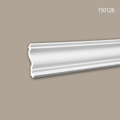 Produktbild von PROFHOME 150126 Eckleiste aus Polyurethan Deckenleiste Stuckleiste 2 m