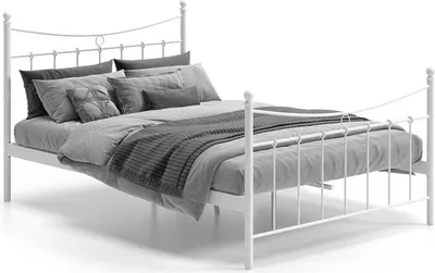 Produktbild von Bett Liza mit Lattenrost 140x200 - weiß