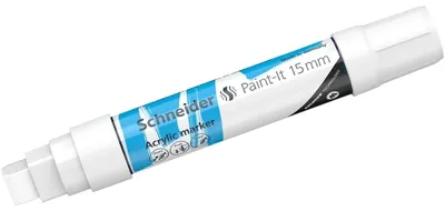 Produktbild von Schneider Acrylmarker Paint-It 330 15mm weiß