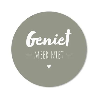 Produktbild von MuchoWow® Mauspad Mousepad Sprichwörter - Genieße nicht - Sommer - Text 50x50 cm - Mousepads - Maus Mat - Pad - Mausunterlage - Vinyl