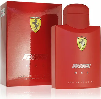 A product shot of Ferrari Scuderia Ferrari Red Eau de Toilette Spray.